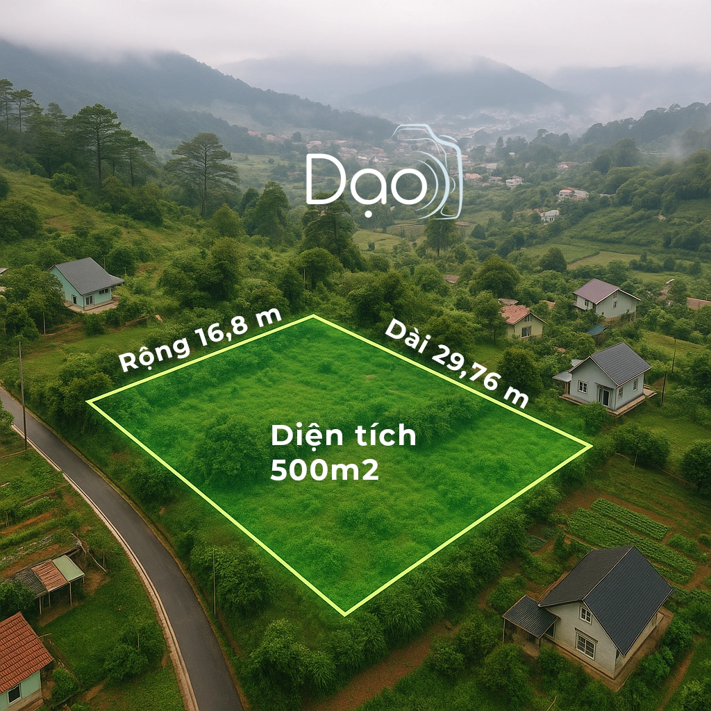 Quay flycam bất động sản đà lạt khu vực quy hoạch rõ ràng có đường nhựa