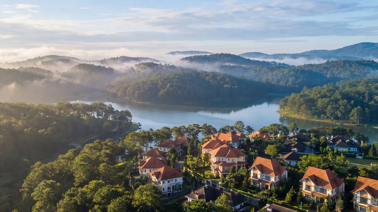 Dịch vụ quay flycam đất Đà Lạt chuyên nghiệp và chụp ảnh đất Đà Lạt từ trên cao