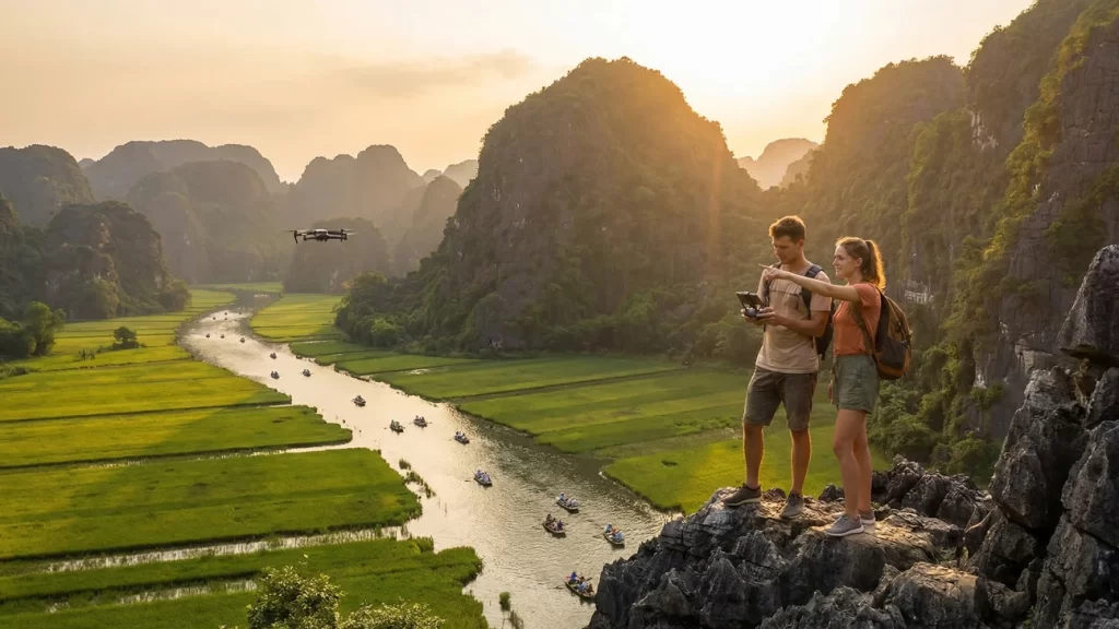 Thuê flycam du lịch Ninh Bình