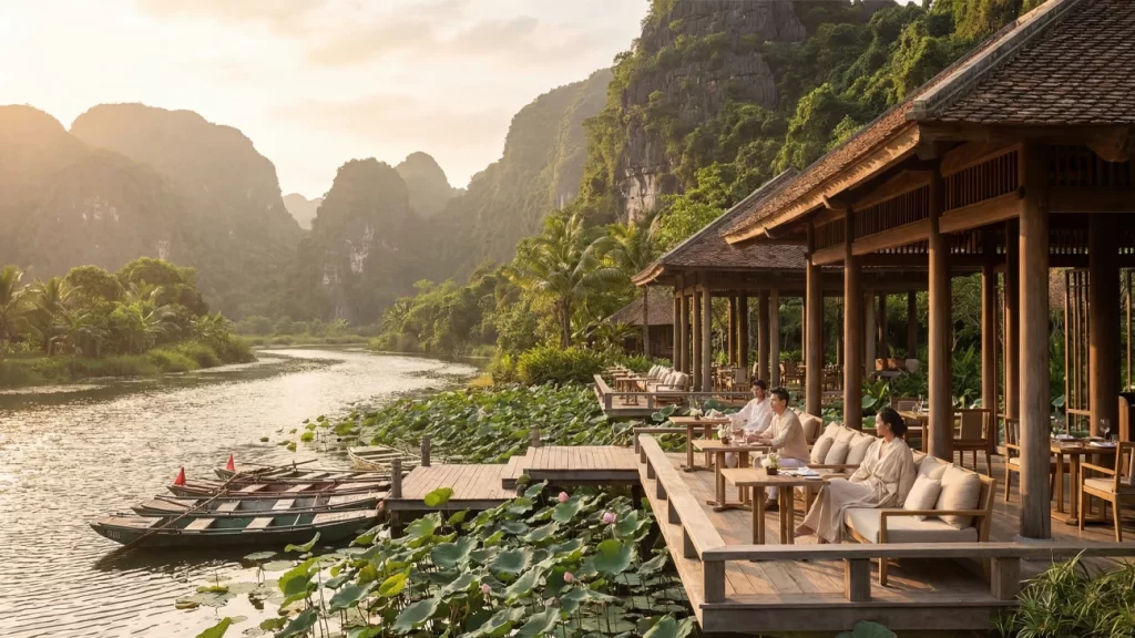 Thuê flycam quay homestay resort Ninh Bình