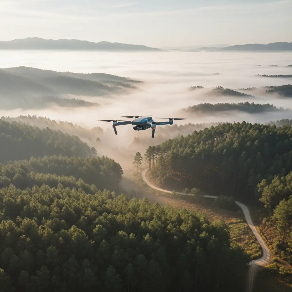 Bay flycam đất đà lạt khảo sát địa hình đồi thông giáp ranh