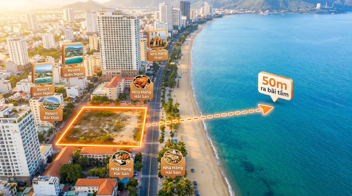 Thiết kế video bán đất nền Diên Khánh lồng ghép ranh giới
