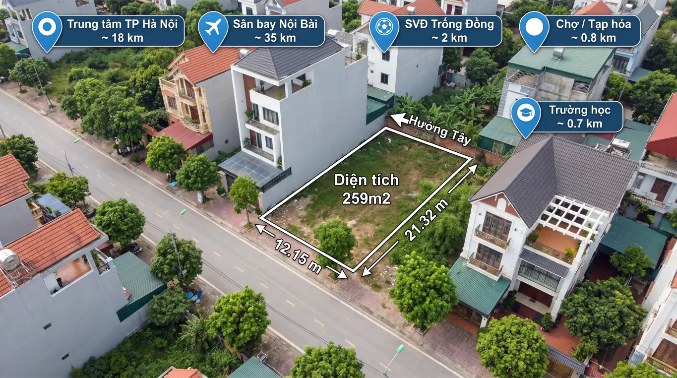 Flycam quay đất Thường Tín khu vực quy hoạch rõ ràng