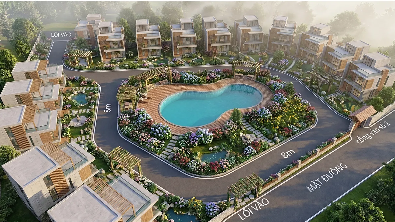 Quay flycam đất sào Đức Trọng nhìn thấy sân bay Liên Khương