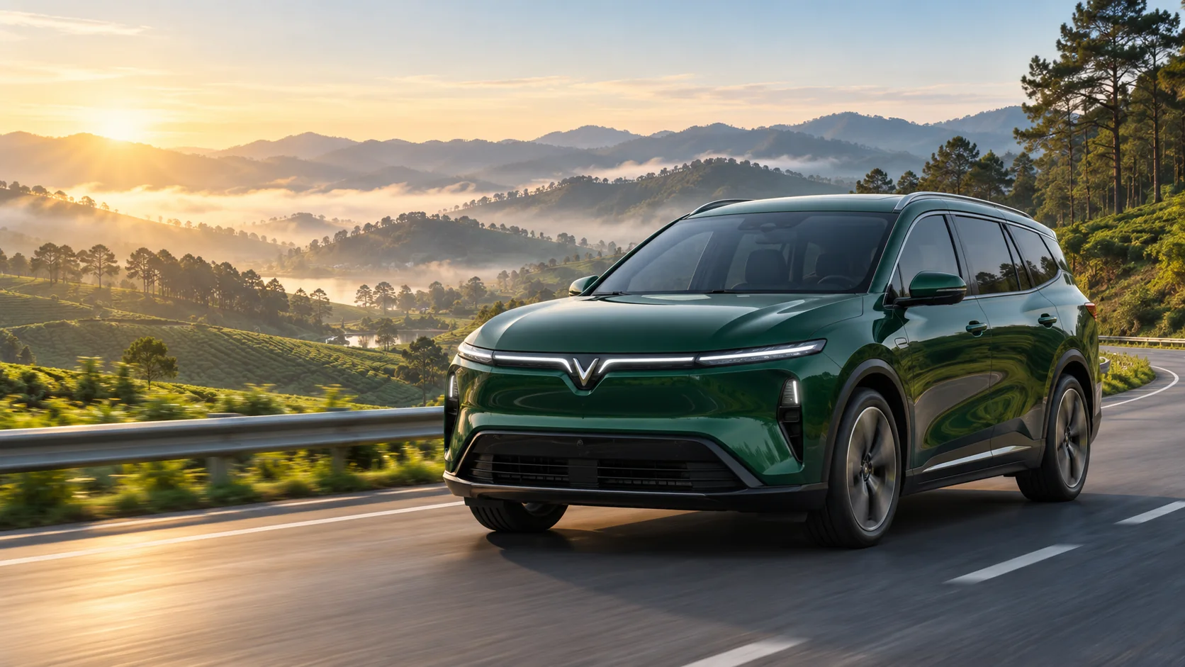 Limo Green Đức Trọng – MPV điện 7 chỗ VinFast trên cung đường Lâm Đồng